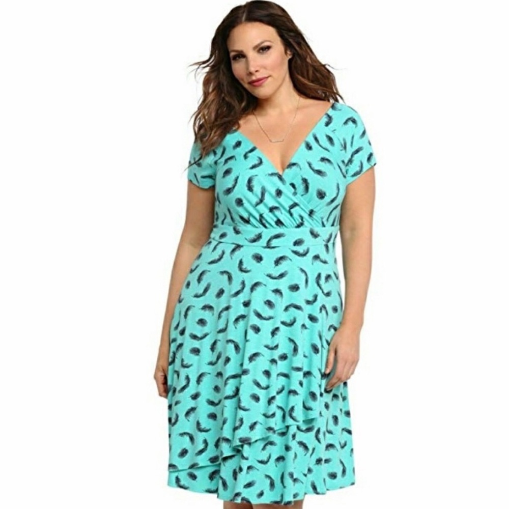 Torrid Feather Dress- Size 1